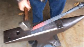 Making a Spear From Start to Finish Forging a Spear amp Its Socket Grinding Heat Treating Hafting [upl. by Dupuis222]