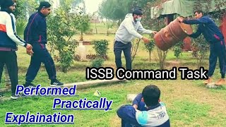 ISSB Command Task  GTO Task  Final Group Task [upl. by Harilda774]