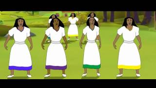 Ethiopian Animation Dance Gojam Eskista [upl. by Nielson]