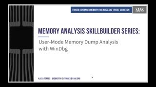 Analyzing User Mode Dumps With WinDbg [upl. by Tnomel72]