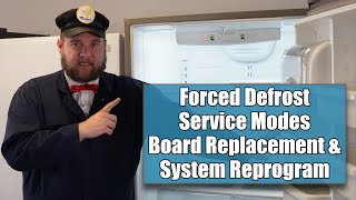 Whirlpool Refrigerator Forced Defrost Service Modes Troubleshooting amp Replace W10503278 [upl. by Swane675]