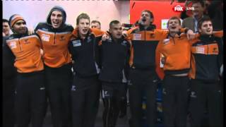 Giants sing the song  AFL [upl. by Iaverne]