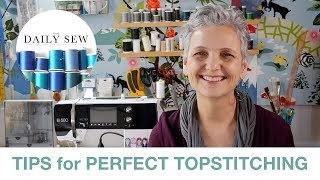 Tips for Perfect Topstitching [upl. by Yngad]