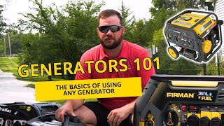 Generators 101 The Basics of Using Any Generator [upl. by Euqirat994]