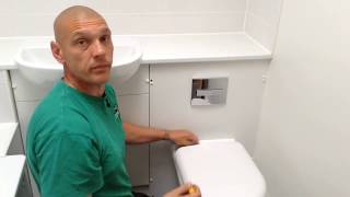 Loose toilet seat cover EASY FIX [upl. by Avitzur]