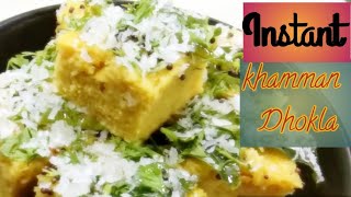 Easy khamman Dhokla recipe [upl. by Sivahc]