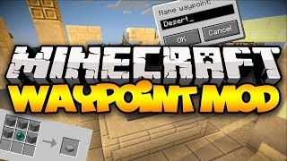 Minecraft WAYPOINTS Teleport Anywhere Anytime  Mod Showcase [upl. by Yetty]