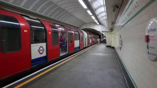 Central Line Train At Wanstead 21 Jan 2017 [upl. by Nnaael]