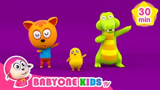 Dance Like An Animal Compilation Songs  BabyoneKidsTV amp Kids Songs [upl. by Lucienne]