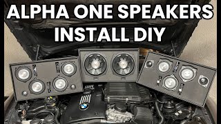 BimmerTech Alpha One Speakers Install DIY [upl. by Newberry]