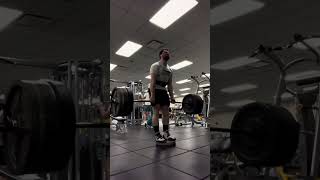 5 plate deficit deadlift powerlifting [upl. by Anivle905]