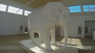 WHITE ELEPHANT Origami Sipho Mabona SWITZERLAND 折り紙 Part 6 Final [upl. by Aneetak]