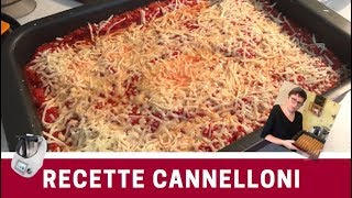 RECETTE CANNELLONI simple et pratique avec le THERMOMIX [upl. by Meggy758]