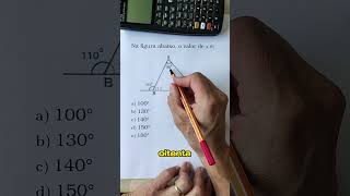 Desafio dos Ângulos Externos Encontre o Valor de X 📐 professorzulin tudoematematicabasica [upl. by Ced47]