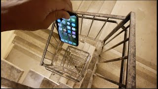 Dropping an iPhone XS Down Crazy Spiral Staircase 300 Feet  Will It Survive [upl. by Nryhtak932]