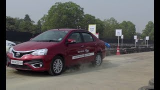 Toyota Etios  Safety Experiential Drive  Gurgaon [upl. by Bucella]