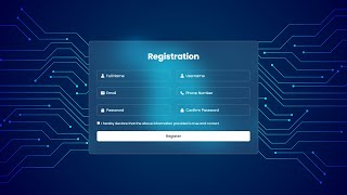 How To Create responsive login and registration form in html CSSamp JavaScript in 2023 [upl. by Dunkin423]