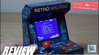 REVIEW Mini Retro Arcade Machine DreamGEAR [upl. by Rabjohn]