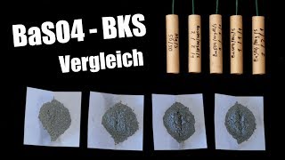 BaSO4 BKS Vergleich mit Mg und MgAl verschiedene Mischungen HD [upl. by Octave978]