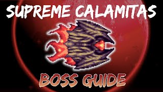 How to Beat Supreme Calamitas Terraria Calamity Mod Boss Guide Tutorial  SCal Tips amp Tricks [upl. by Yaakov]