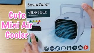 SilverCrest Mini Air Cooler from Lidl Unboxing and How to Use  KC Mum Life [upl. by Isdnyl44]