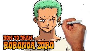 How to Draw Zoro  One Piece [upl. by Westhead]