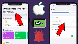 Ricevi una notifica quando la batteria delliPhone raggiunge l80 durante la carica [upl. by Suilenrac]