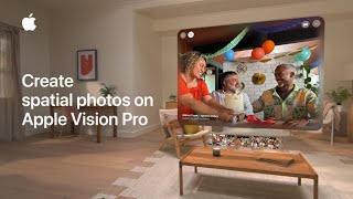 How to create spatial photos on Apple Vision Pro  Apple Support [upl. by Juline]