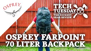 Best Travel Backpack  Osprey Farpoint 70 Review [upl. by Kennith]