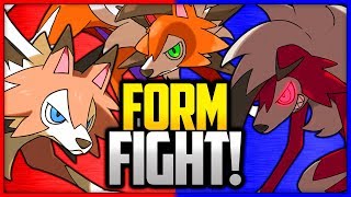 Lycanroc Dusk vs Midday vs Midnight  Pokémon Form Fight [upl. by Nichols]