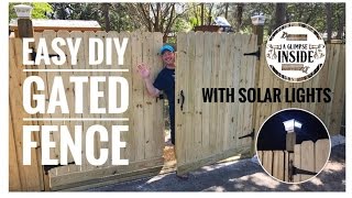 How to Build a Fence and Gate [upl. by Ahserak265]