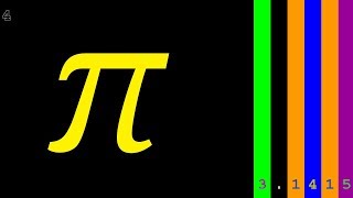 100000 Digits of PI with Colors [upl. by Roskes593]