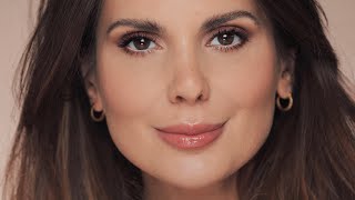 Neutral eye makeup look and matte skin  ALI ANDREEA [upl. by Hatty]