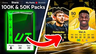 20x 100K PACKS amp 50K PACKS 🤯 FC 25 Ultimate Team [upl. by Inobe]