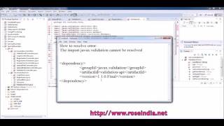 How to resolve javaxvalidation cannot be resolved [upl. by Garreth]