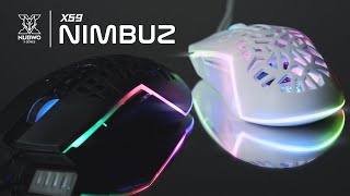 NUBWO X59 NIMBUZ ERGONOMIC GAMING MOUSE [upl. by Iccir659]