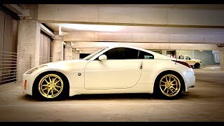 350z Aodhan DS02 GOLD w Federal Tires [upl. by Aivatco]