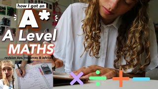 How I got an A in A Level Maths Revision Tips Advice and Resources 😌 [upl. by Atwahs]