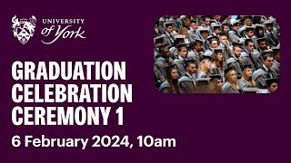 Ceremony 1 Graduation Livestream 6 February 2024 10am [upl. by Fonseca]