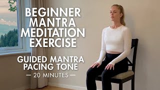 Beginner Mantra Meditation  Free Alternative  Guided Mantra Tone with Tranquil Ambience [upl. by Bryon]