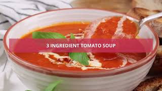 Tomato Soup With Canned Tomatoes 3 Ingredients [upl. by Hnahk]