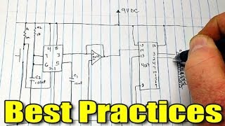 How to draw an electronic schematic [upl. by Ynttirb]