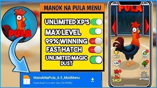 Manok Na Pula Mod Apk 65 Manok Na Pula Mod Menu 65 Unlimited Pera Dragon Eye Magic Dust [upl. by Slaohcin]