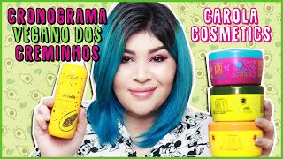 🥑 CAROLA COSMETICS CRONOGRAMA VEGANO Açaí Pitanga Abacate [upl. by Bethena985]