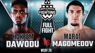 Full Fight  Hakeem Dawodu vs Marat Magomedov 1  WSOF 26 2015 [upl. by Hirasuna]