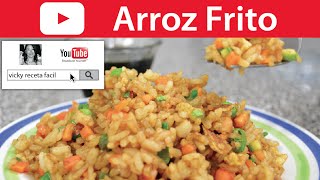 ARROZ FRITO Yakimeshi  Vicky Receta Facil [upl. by Aitselec]