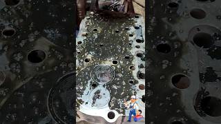 cylinder head resurfacing shorts engine mechanic mechanical short viralshorts youtubeshorts [upl. by Vaughan]