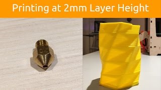 Printing at 2mm Layer Height [upl. by Aihsit]