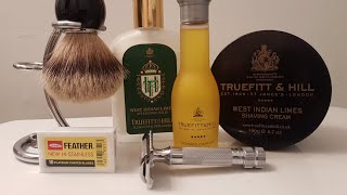 Truefitt and Hill West Indian Limes Shaving Cream and Aftershave Review [upl. by Llennehc]