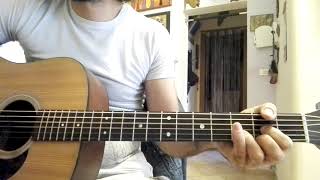 FUOCO NEL FUOCO  EROS RAMAZZOTTI GUITAR COVER [upl. by Adok168]